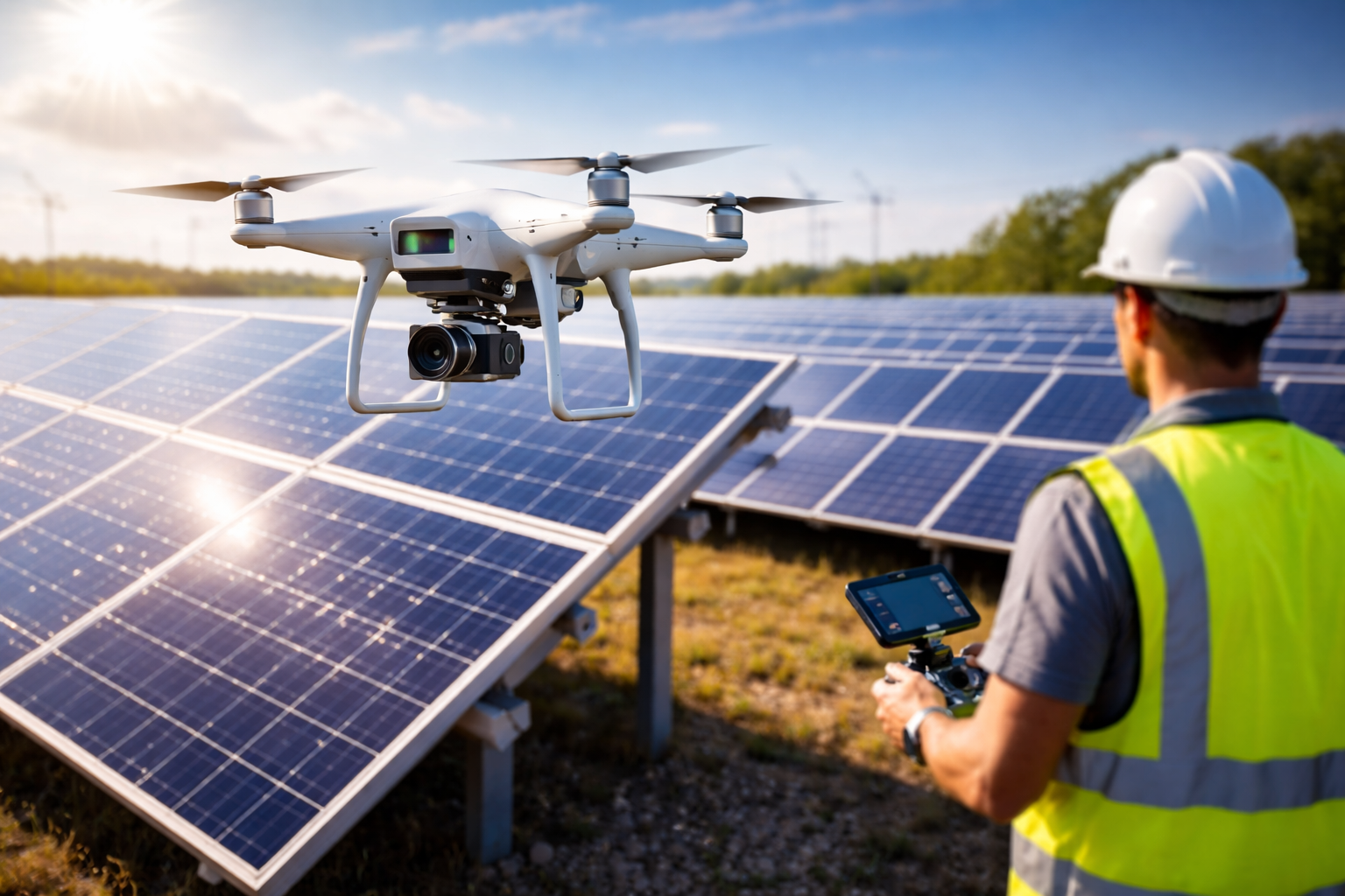 ドローンサーモ点検